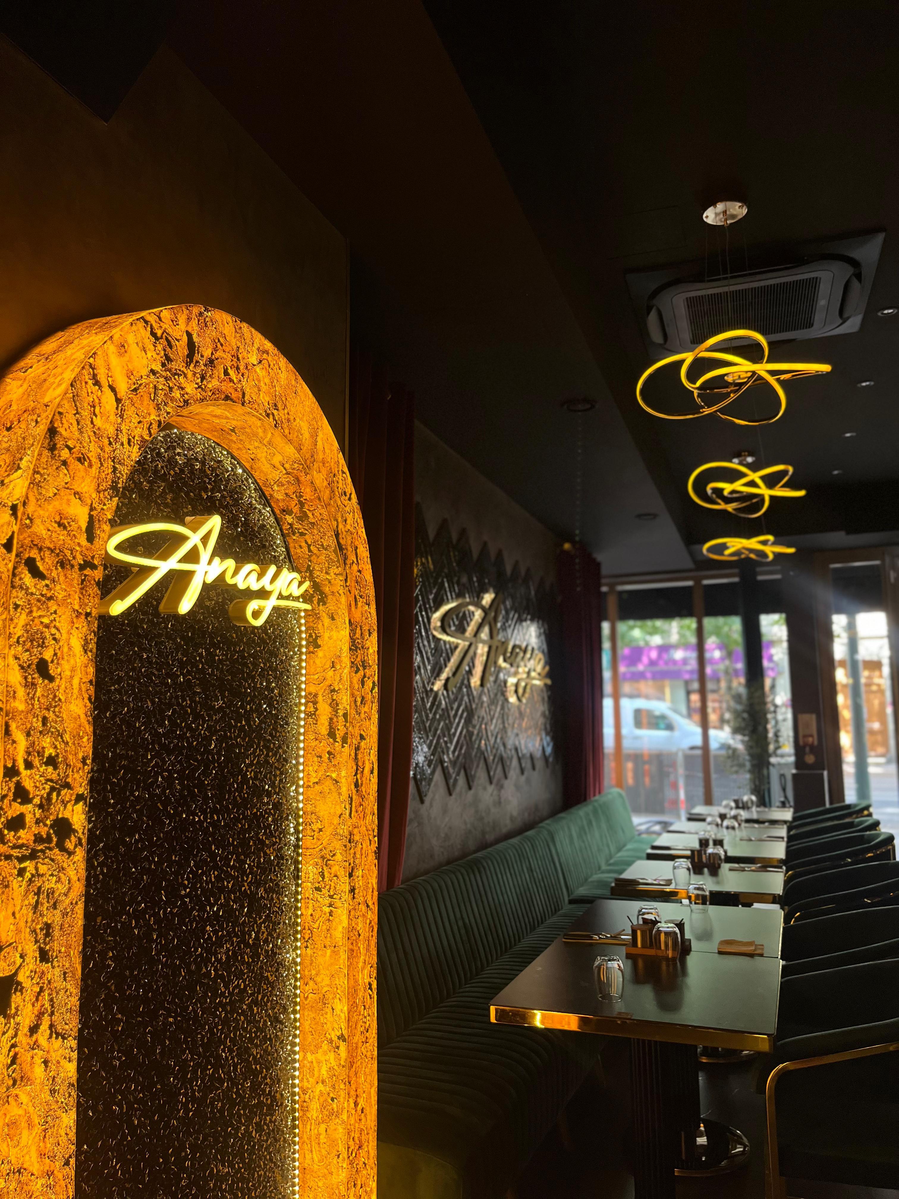 Intérieur d'Anaya Steakhouse