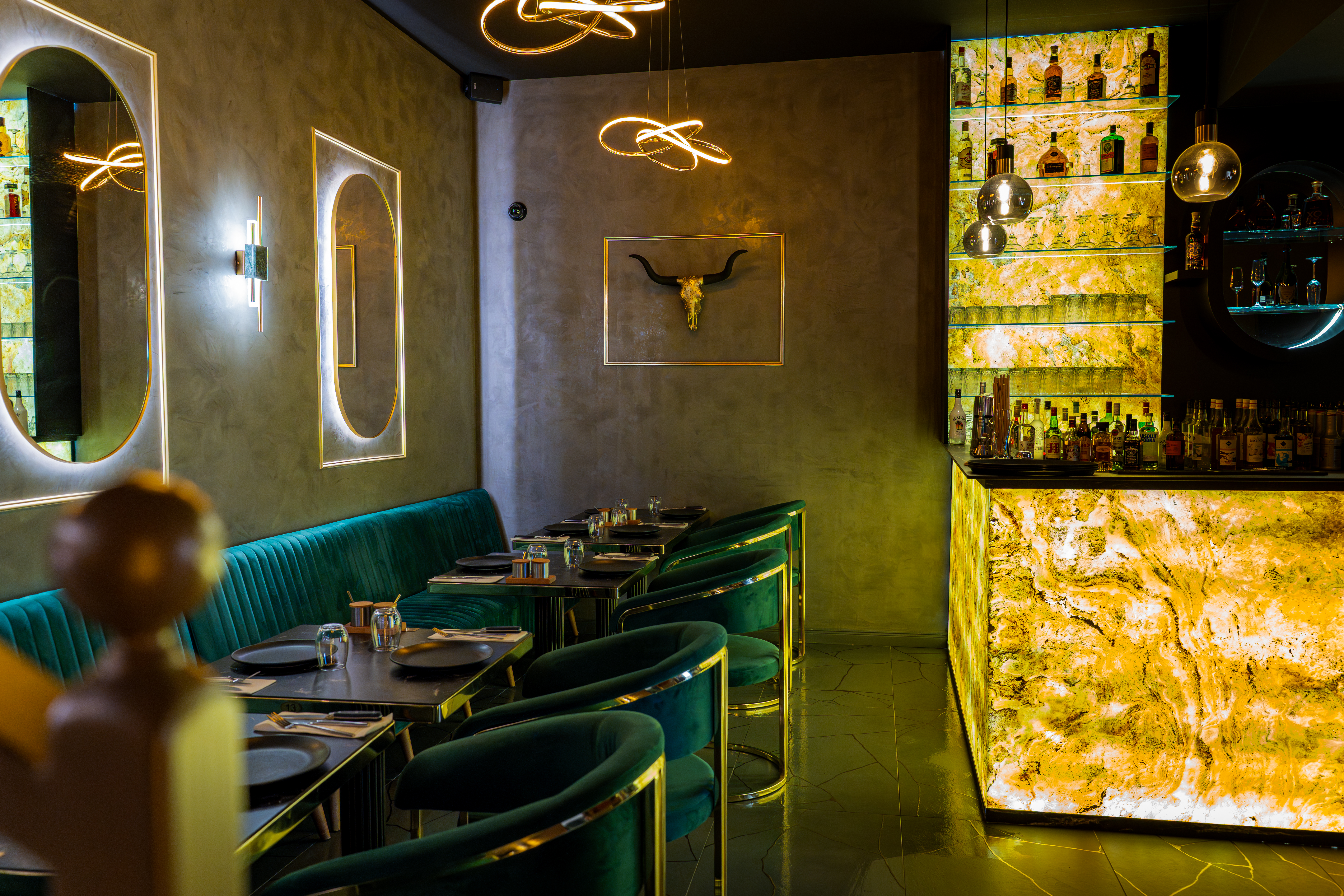 Intérieur d'Anaya Steakhouse